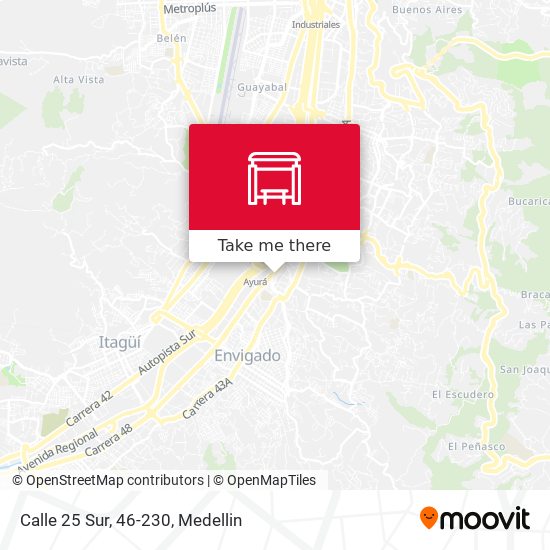 Calle 25 Sur, 46-230 map