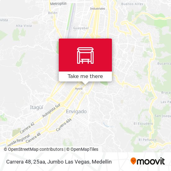Carrera 48, 25aa, Jumbo Las Vegas map