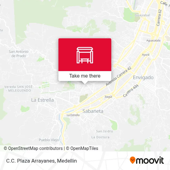 C.C. Plaza Arrayanes map