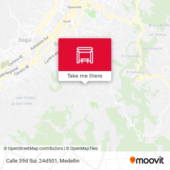 Calle 39d Sur, 24d501 map