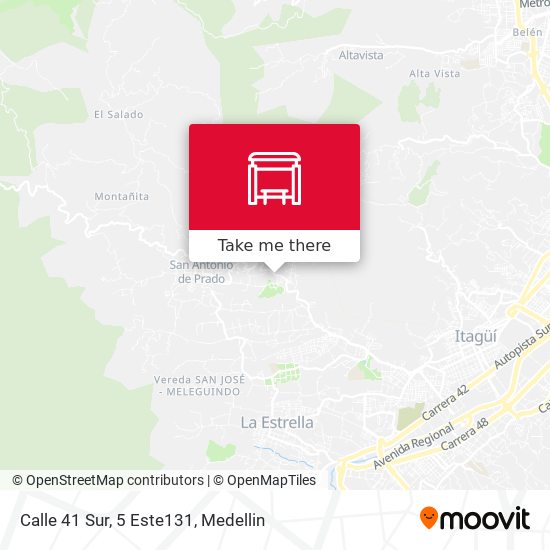 Calle 41 Sur, 5 Este131 map