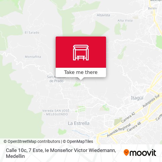 Calle 10c, 7 Este,  Ie Monseñor Victor Wiedemann map