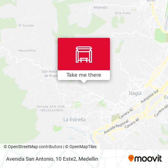 Avenida San Antonio, 10 Este2 map