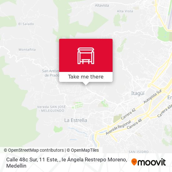 Calle 48c Sur, 11 Este, , Ie Ángela Restrepo Moreno map