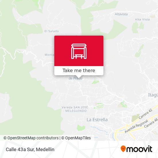 Mapa de Calle 43a Sur