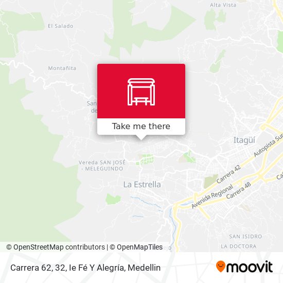 Carrera 62, 32, Ie Fé Y Alegría map