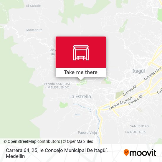 Carrera 64, 25, Ie Concejo Municipal De Itagüí map