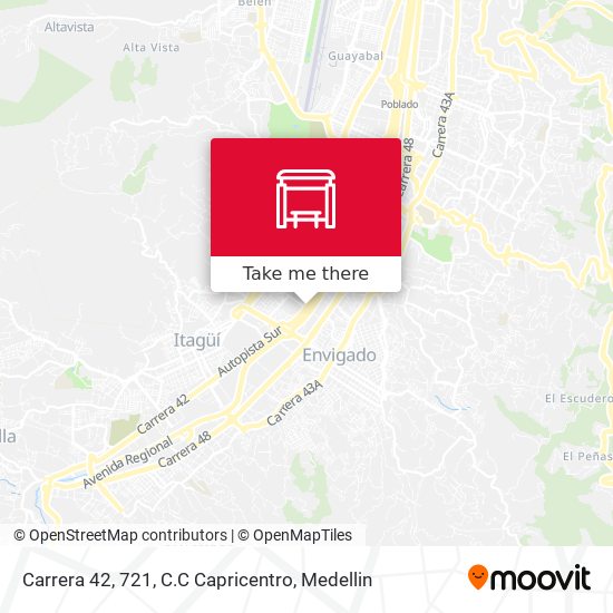 Carrera 42, 721, C.C Capricentro map