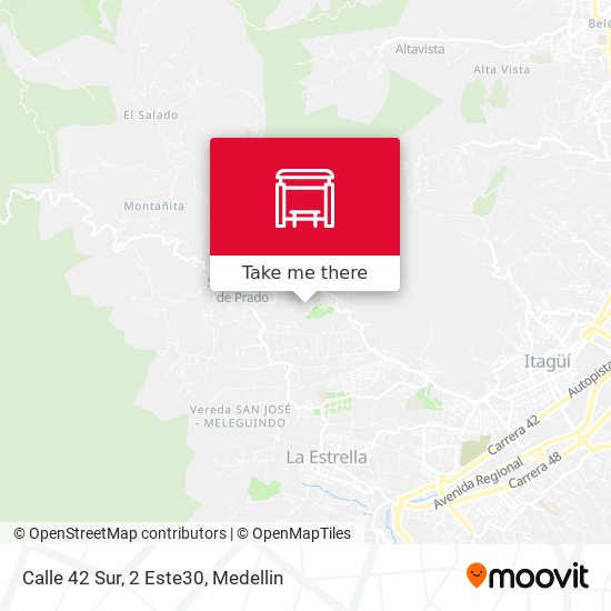 Mapa de Calle 42 Sur, 2 Este30