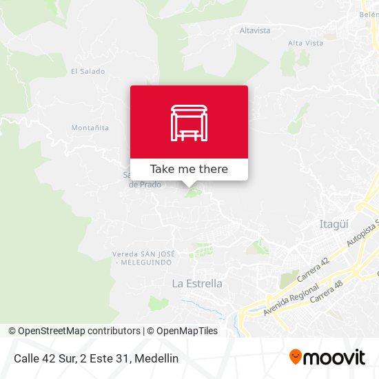 Calle 42 Sur, 2 Este 31 map