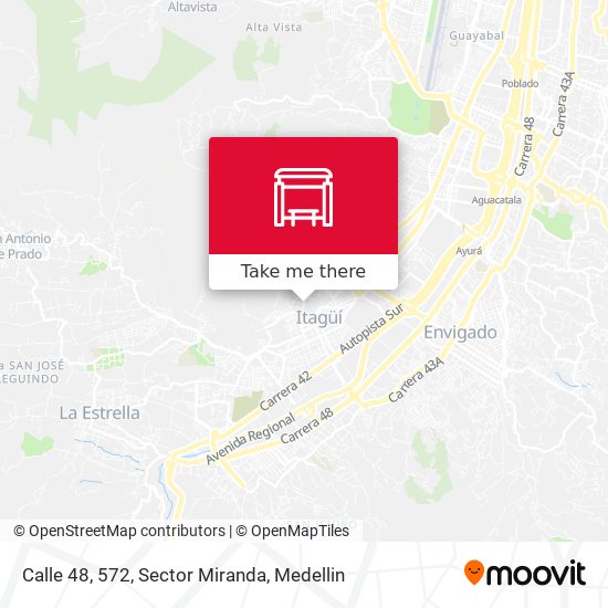 Calle 48, 572, Sector Miranda map