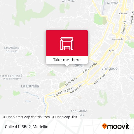 Mapa de Calle 41, 55a2