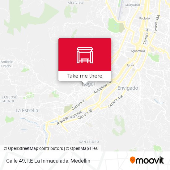 Calle 49, I.E La Inmaculada map