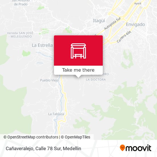 Mapa de Cañaveralejo, Calle 78 Sur