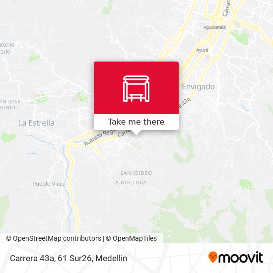 Mapa de Carrera 43a, 61 Sur26