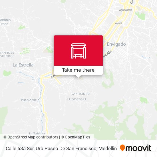 Calle 63a Sur, Urb Paseo De San Francisco map