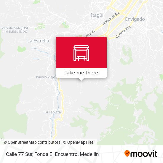 Calle 77 Sur, Fonda El Encuentro map