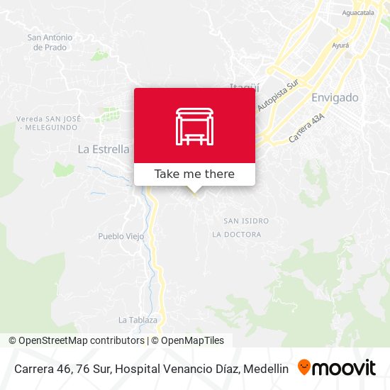 Carrera 46, 76 Sur, Hospital Venancio Díaz map