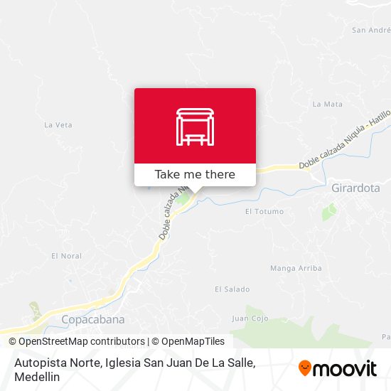 Autopista Norte, Iglesia San Juan De La Salle map