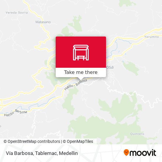 Mapa de Vía Barbosa, Tablemac