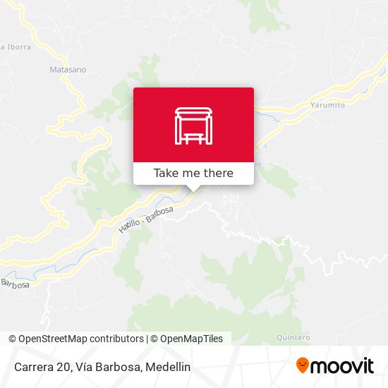 Carrera 20, Vía Barbosa map
