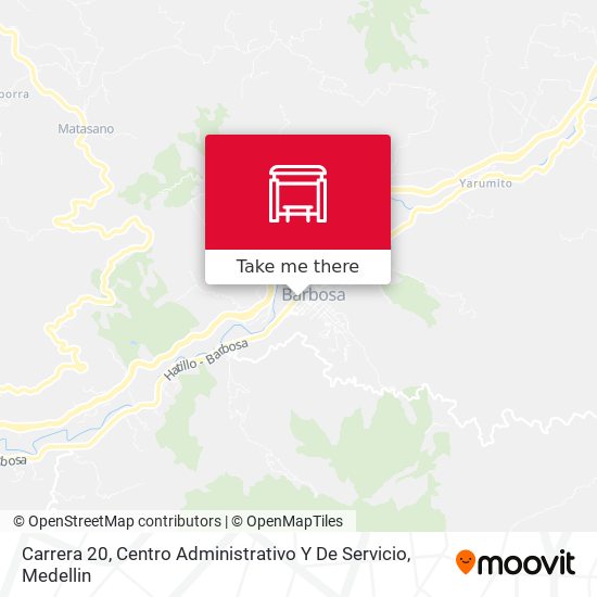 Mapa de Carrera 20, Centro Administrativo Y De Servicio