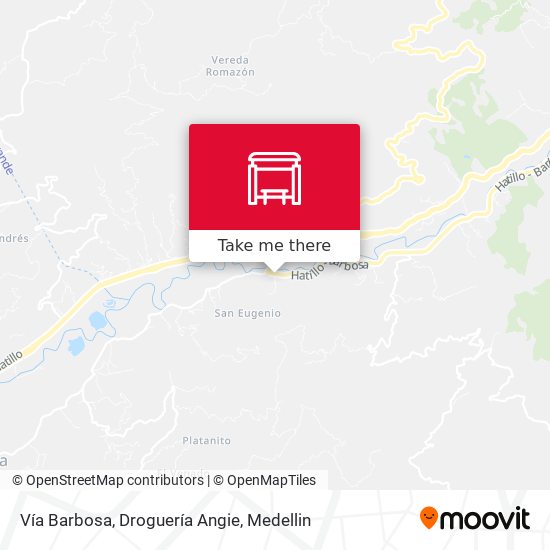 Vía Barbosa, Droguería Angie map