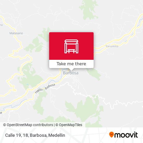 Mapa de Calle 19, 18, Barbosa