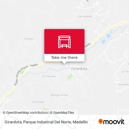 Girardota, Parque Industrial Del Norte map