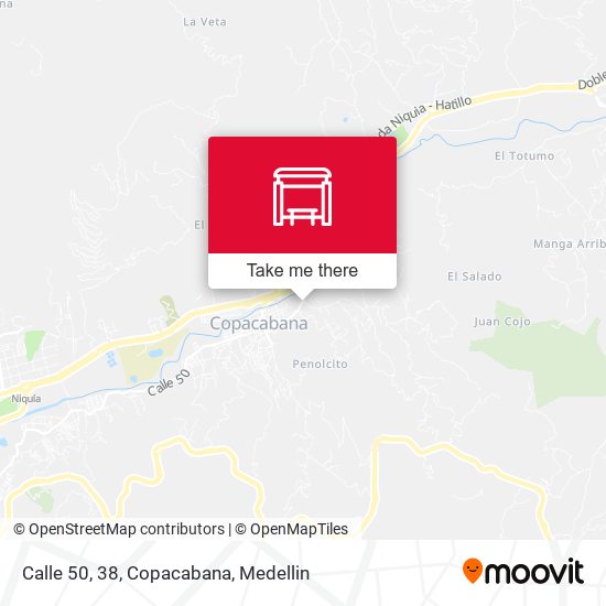 Mapa de Calle 50, 38, Copacabana