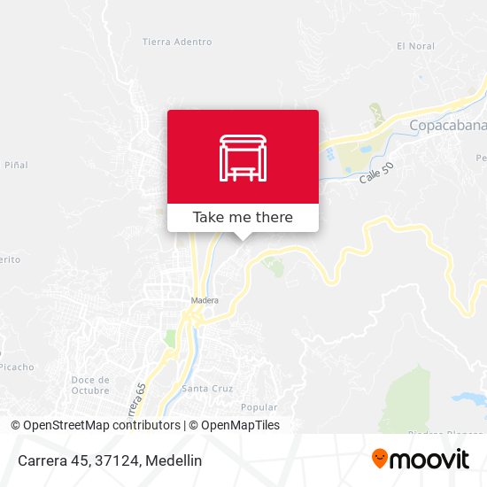 Mapa de Carrera 45, 37124
