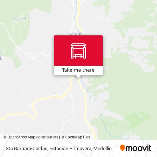 Sta Barbara-Caldas, Estación Primavera map