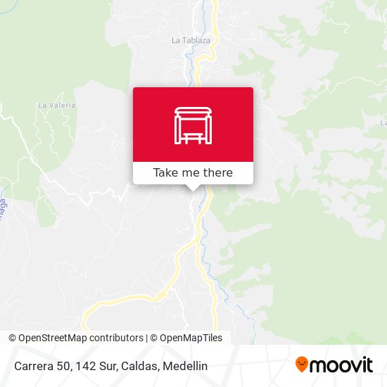 Mapa de Carrera 50, 142 Sur, Caldas