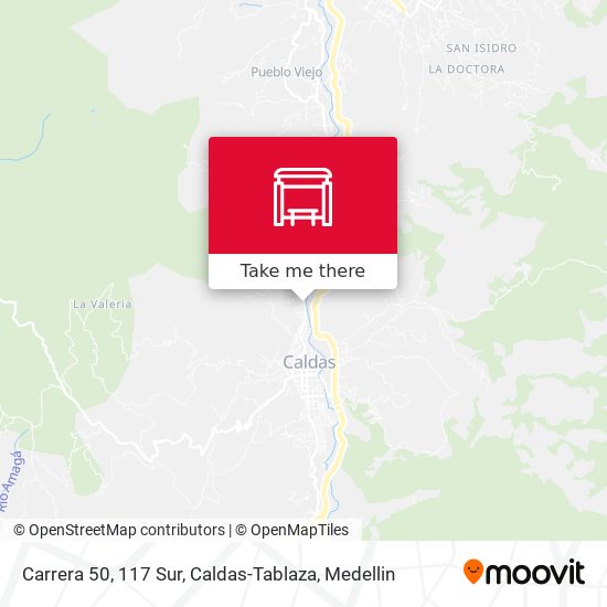 Carrera 50, 117 Sur, Caldas-Tablaza map