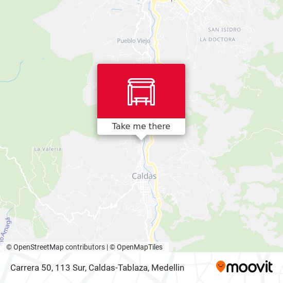 Carrera 50, 113 Sur, Caldas-Tablaza map