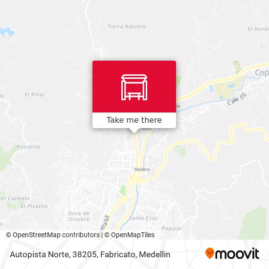 Autopista Norte, 38205, Fabricato map