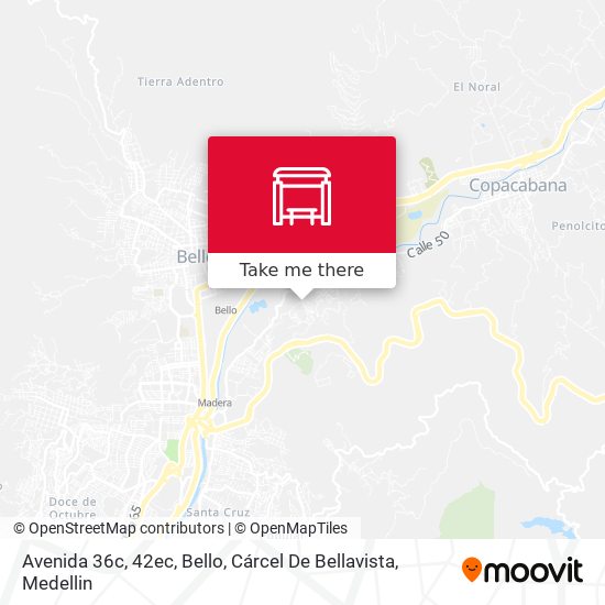 Avenida 36c, 42ec, Bello, Cárcel De Bellavista map