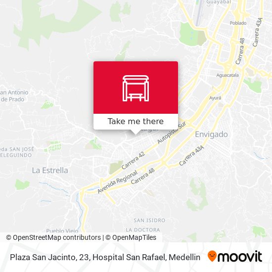 Plaza San Jacinto, 23, Hospital San Rafael map
