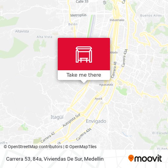 Carrera 53, 84a, Viviendas De Sur map