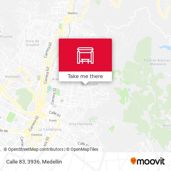 Mapa de Calle 83, 3936