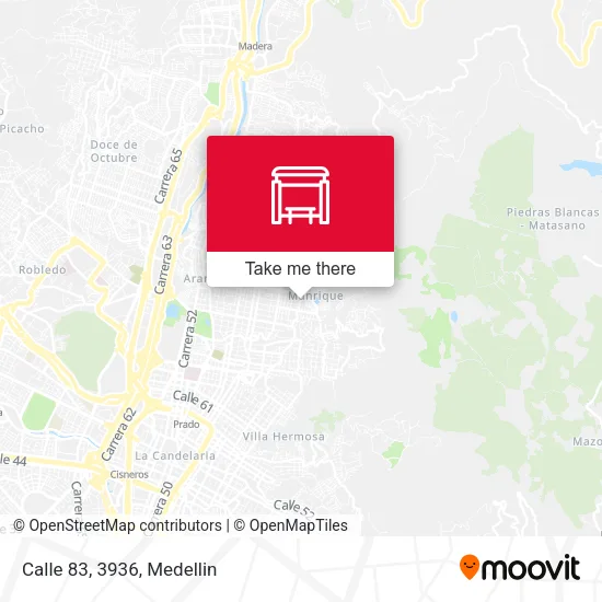 Calle 83, 3936 map