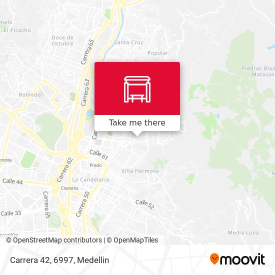 Mapa de Carrera 42, 6997