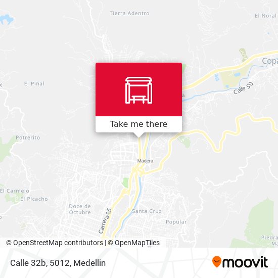 Mapa de Calle 32b, 5012