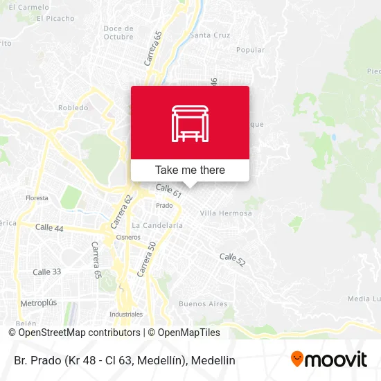 Br. Prado (Kr 48 - Cl 63, Medellín) map