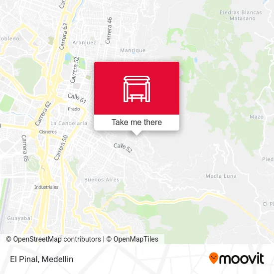 El Pinal map