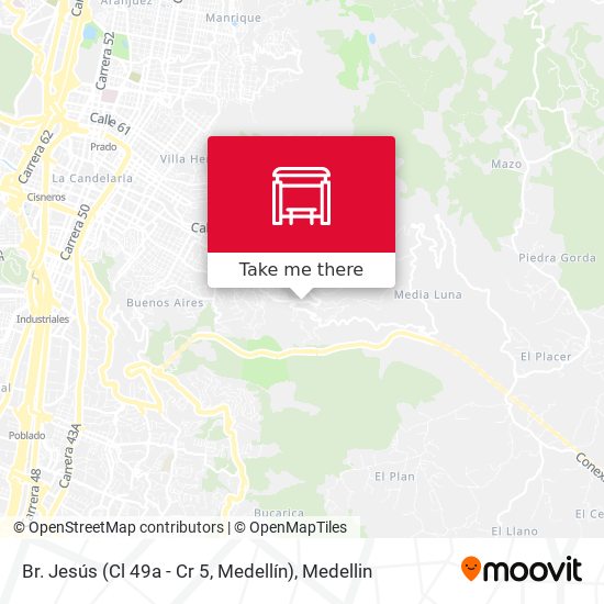 Br. Jesús (Cl 49a - Cr 5, Medellín) map