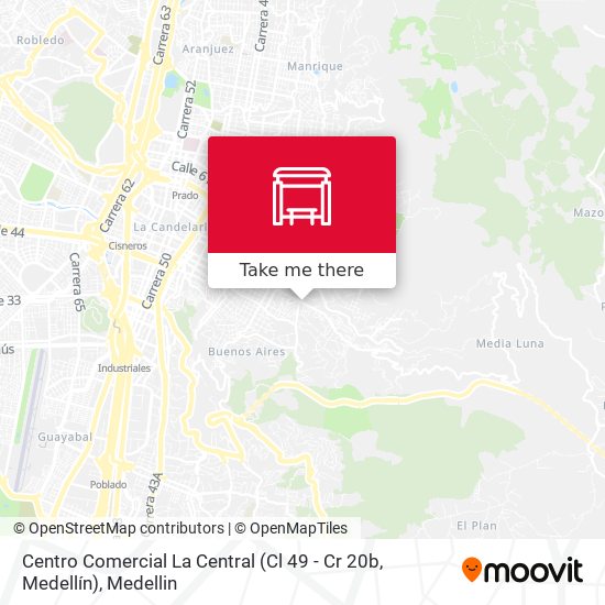Centro Comercial La Central (Cl 49 - Cr 20b, Medellín) map