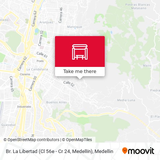 Br. La Libertad (Cl 56e - Cr 24, Medellín) map