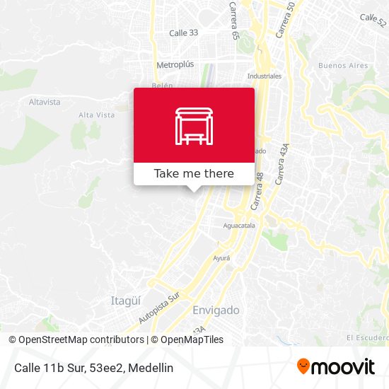 Mapa de Calle 11b Sur, 53ee2