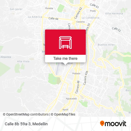 Mapa de Calle 8b 59a-3